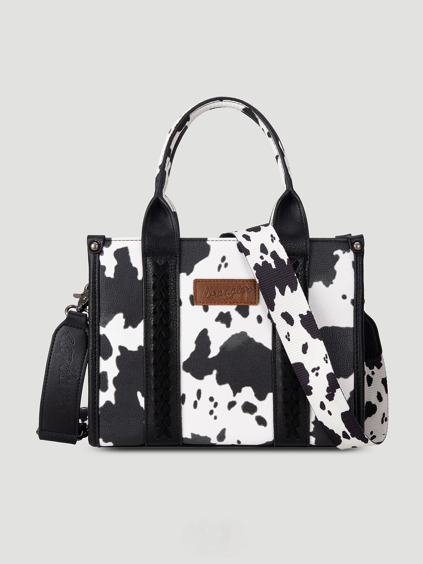 Women's Crossbody Bag Cow Pattern Handbag Cosmetic Bag